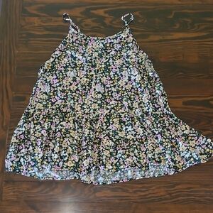 Staccato Floral Camisole - Black, Pink, Yellow